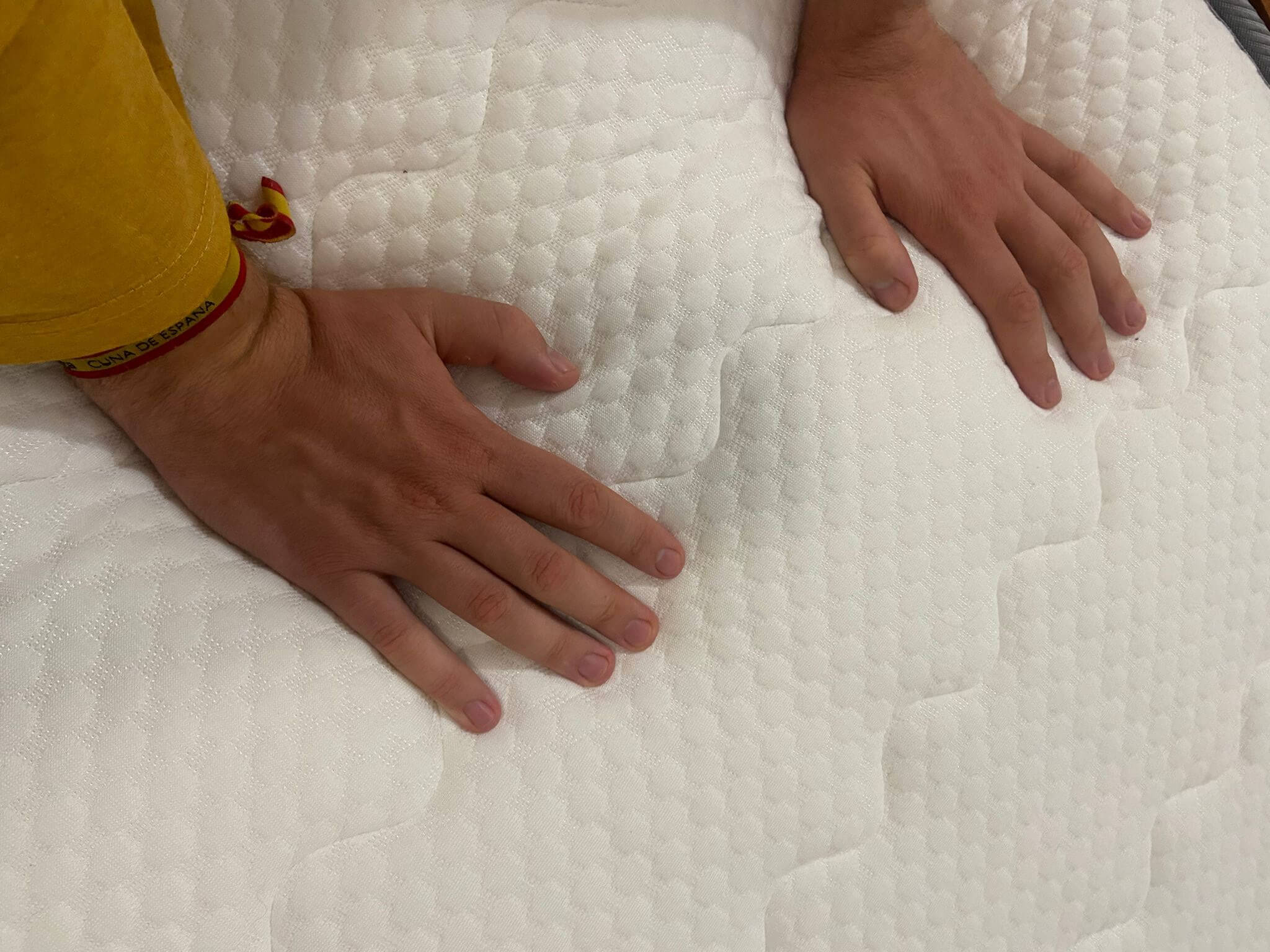 colchón dormity prueba de calidad